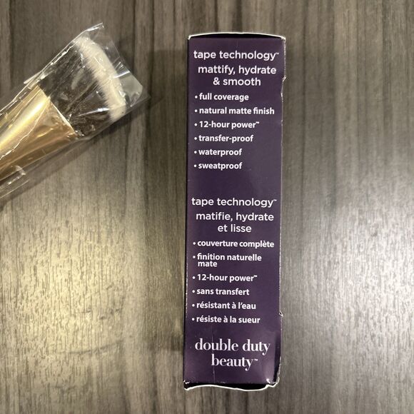 Tarte Face Tape Foundation And Brush - 35N Medium Neutral 1.01 Fl Oz - Picture 5 of 6